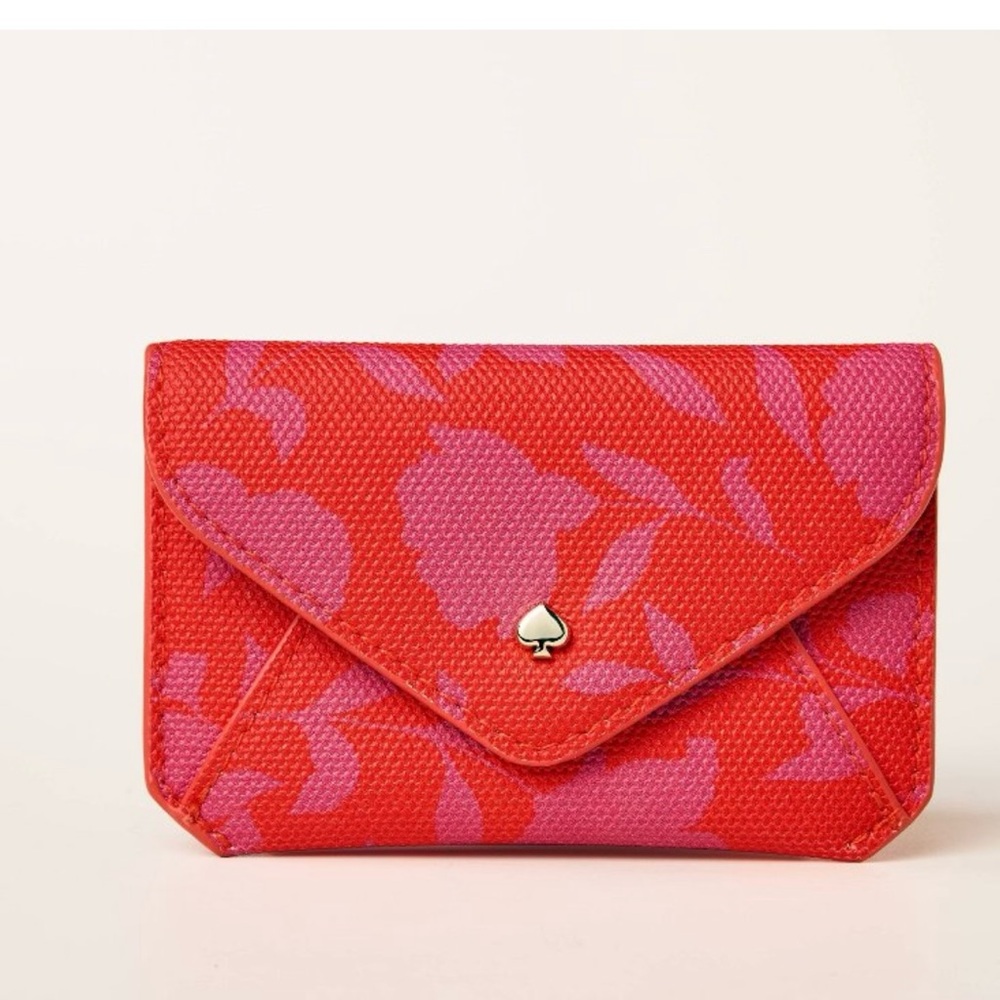 Kate Spade X Target Red and Pink Floral Wallet